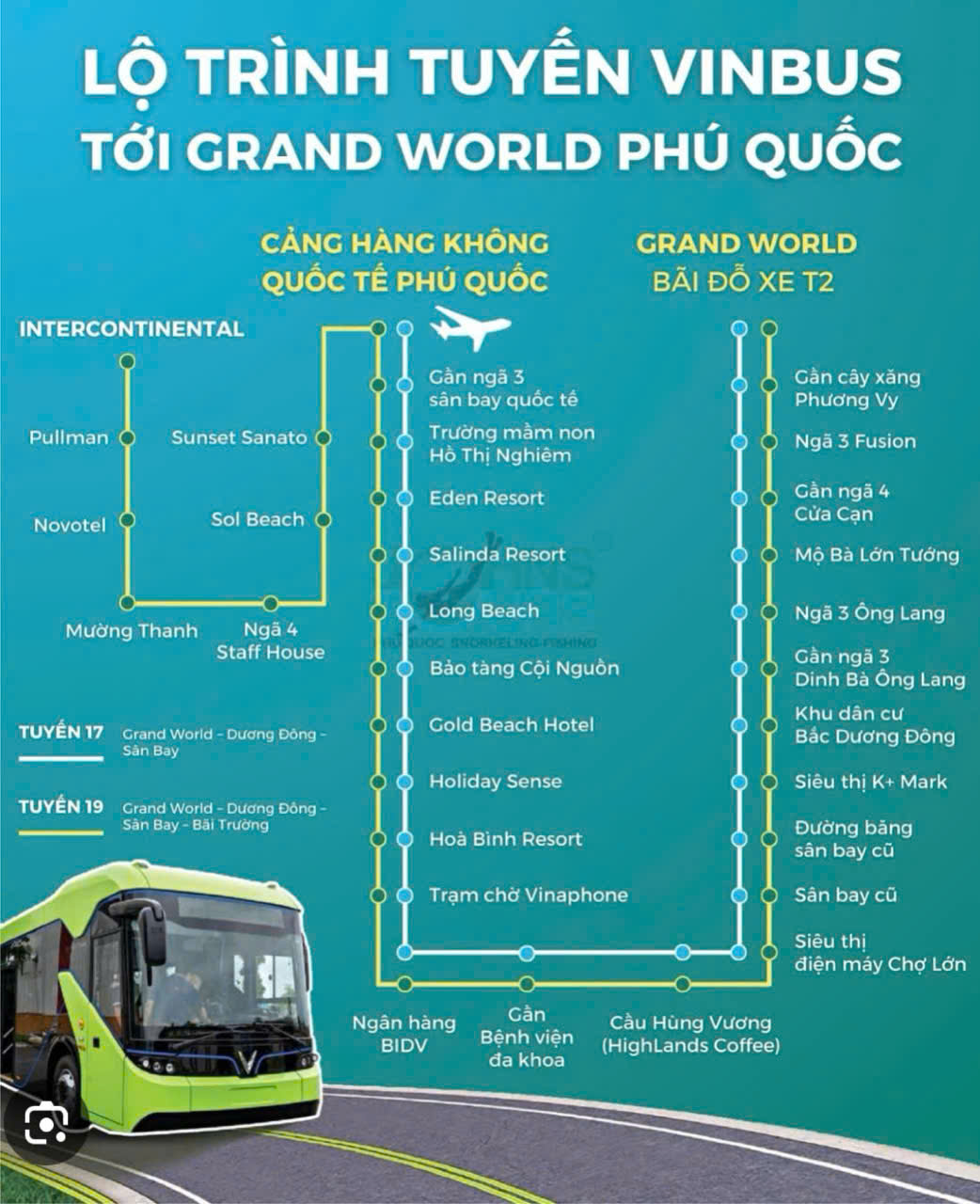 Lịch Bus Vin Phú Quốc